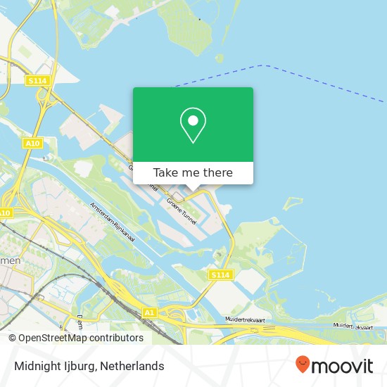 Midnight Ijburg kaart