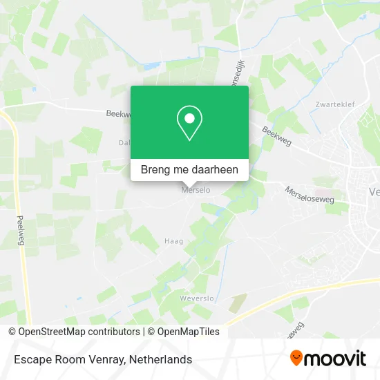 Escape Room Venray kaart
