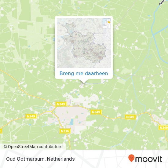 Oud Ootmarsum kaart