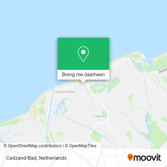 Cadzand-Bad kaart