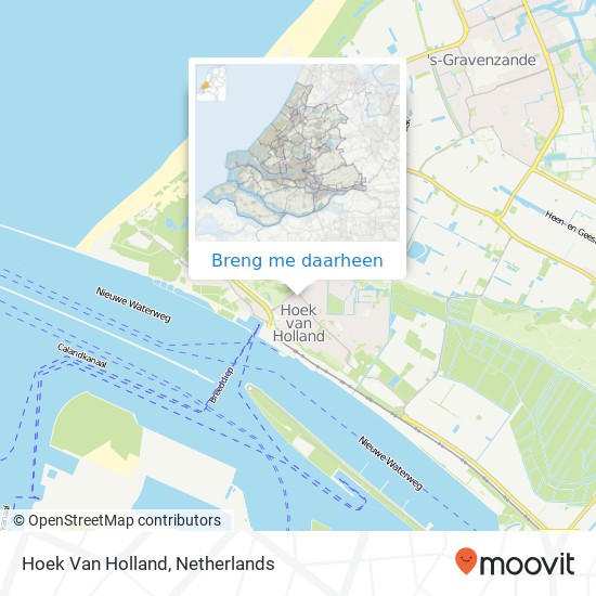 Hoek Van Holland kaart