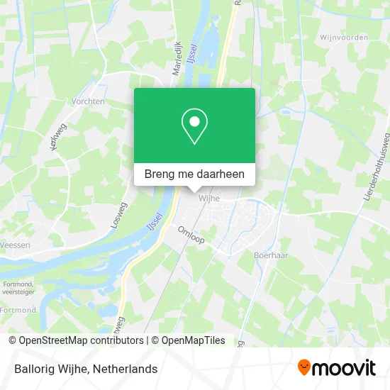 Ballorig Wijhe kaart