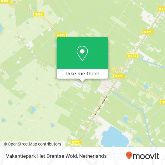 Vakantiepark Het Drentse Wold kaart