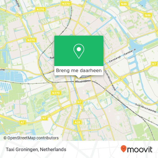 Taxi Groningen kaart