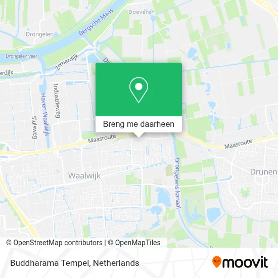 Buddharama Tempel kaart