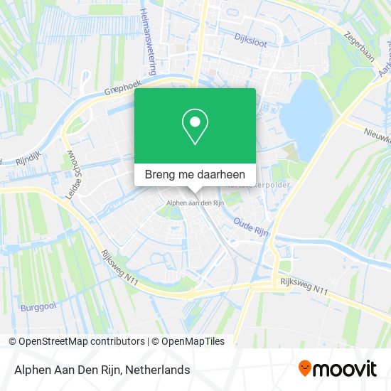 Alphen Aan Den Rijn kaart