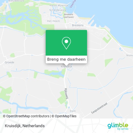 Kruisdijk kaart