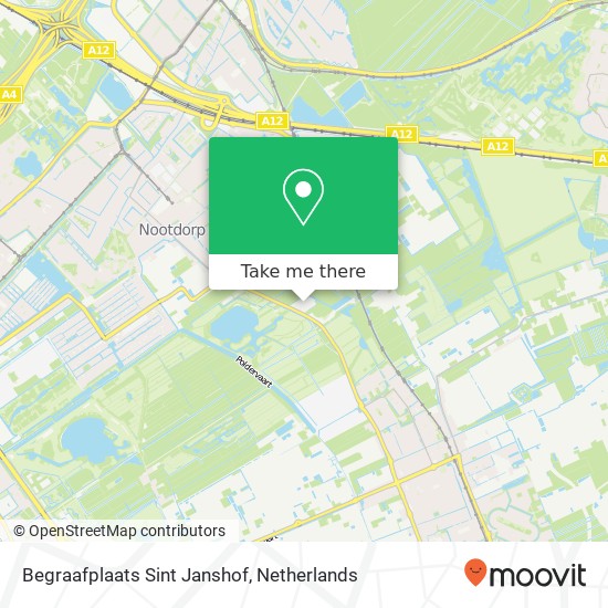 Begraafplaats Sint Janshof kaart
