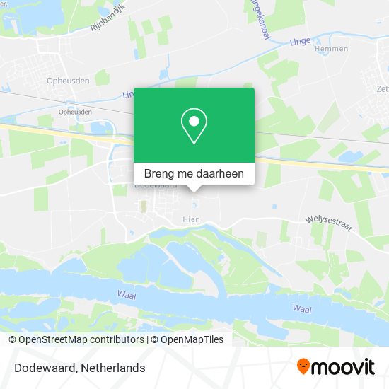 Dodewaard kaart