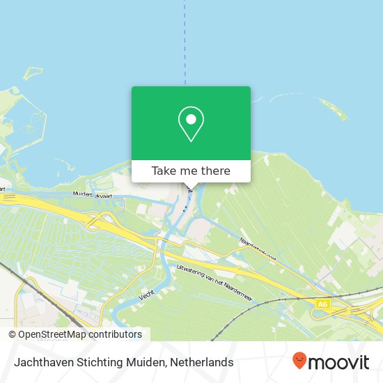 Jachthaven Stichting Muiden kaart