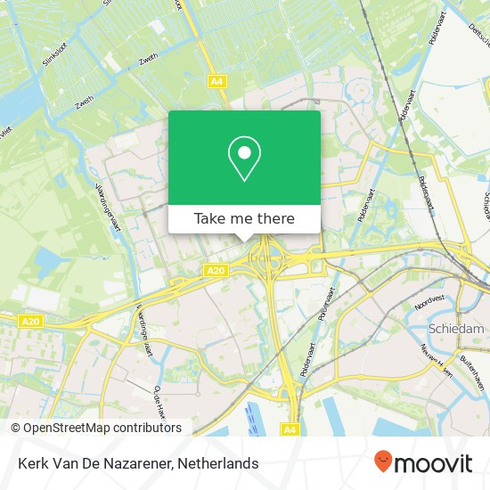 Kerk Van De Nazarener kaart