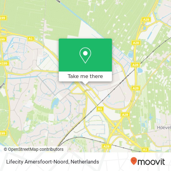 Lifecity Amersfoort-Noord kaart