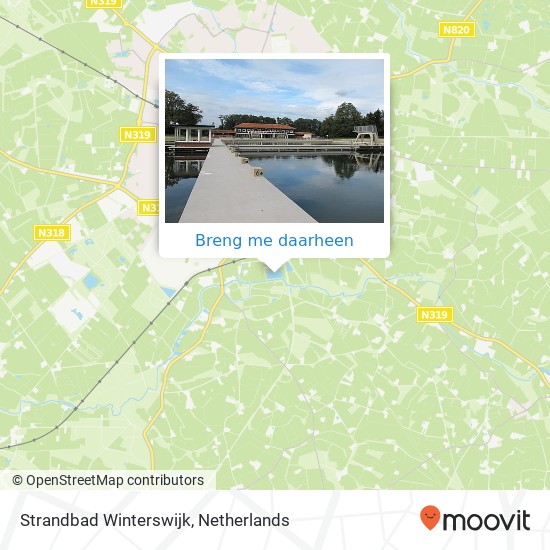 Strandbad Winterswijk kaart