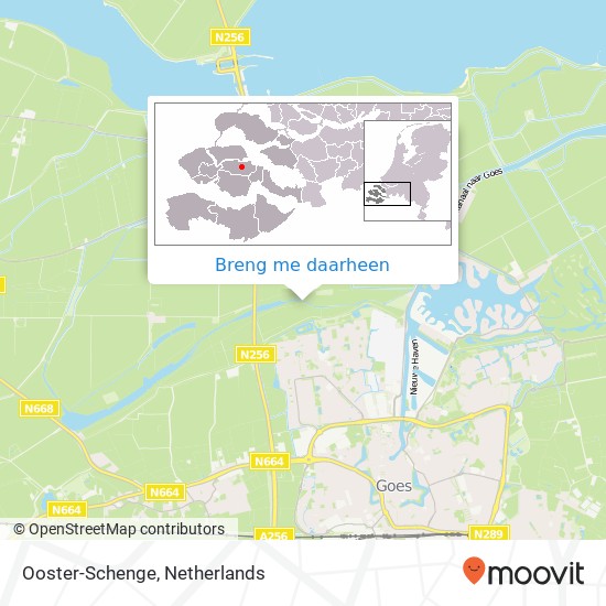 Ooster-Schenge kaart