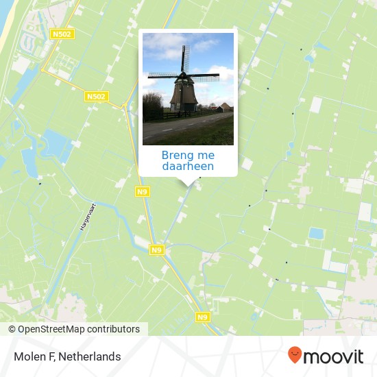 Molen F kaart