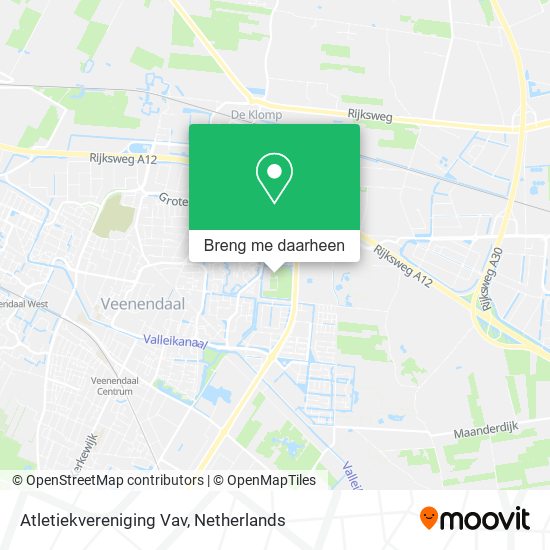 Atletiekvereniging Vav kaart