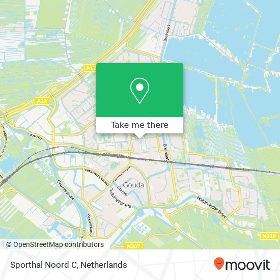 Sporthal Noord C kaart