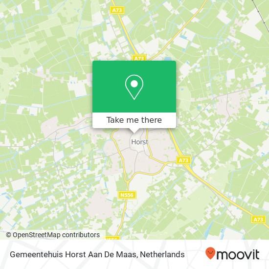 Gemeentehuis Horst Aan De Maas kaart