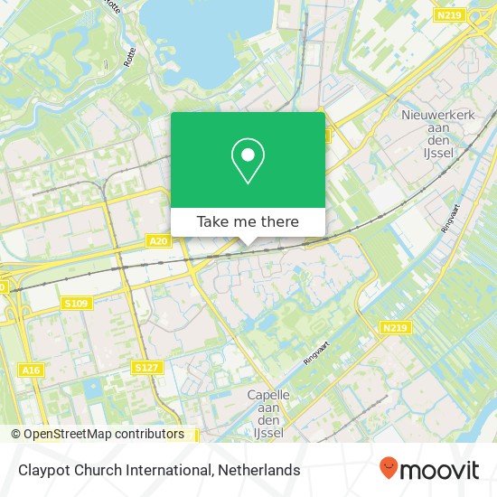 Claypot Church International kaart