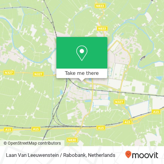 Laan Van Leeuwenstein / Rabobank kaart