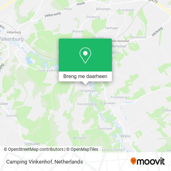 Camping Vinkenhof kaart