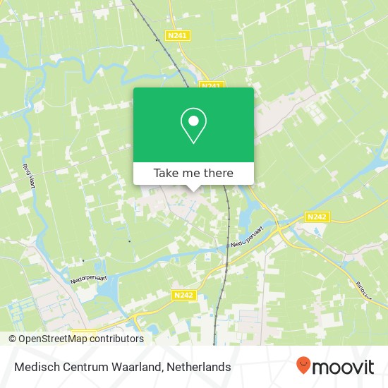Medisch Centrum Waarland kaart