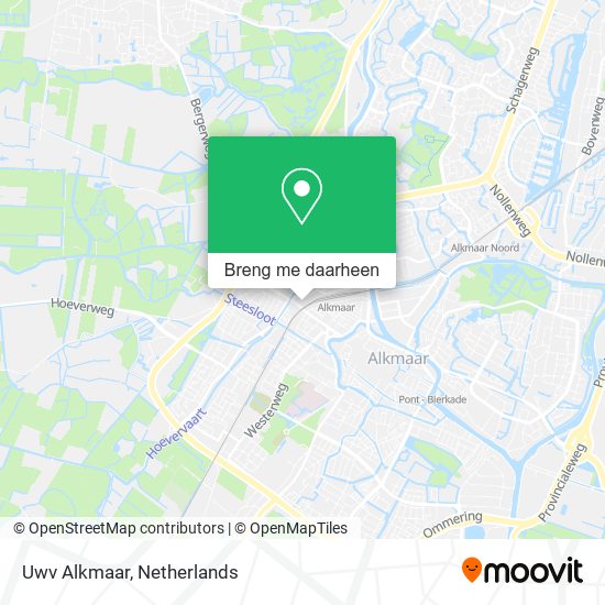 Uwv Alkmaar kaart