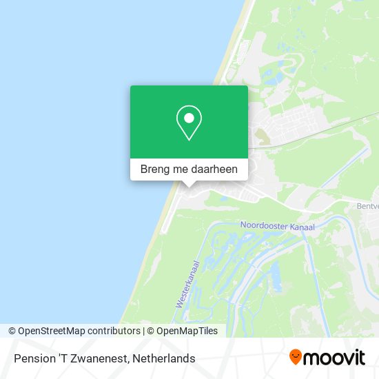 Pension 'T Zwanenest kaart