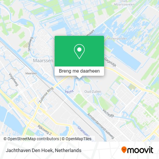 Jachthaven Den Hoek kaart