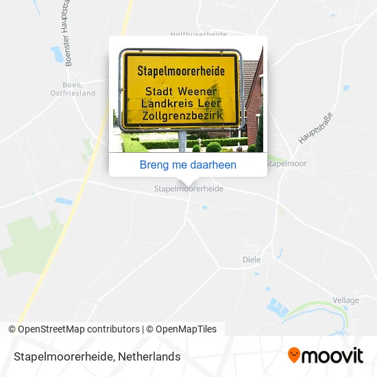 Stapelmoorerheide kaart