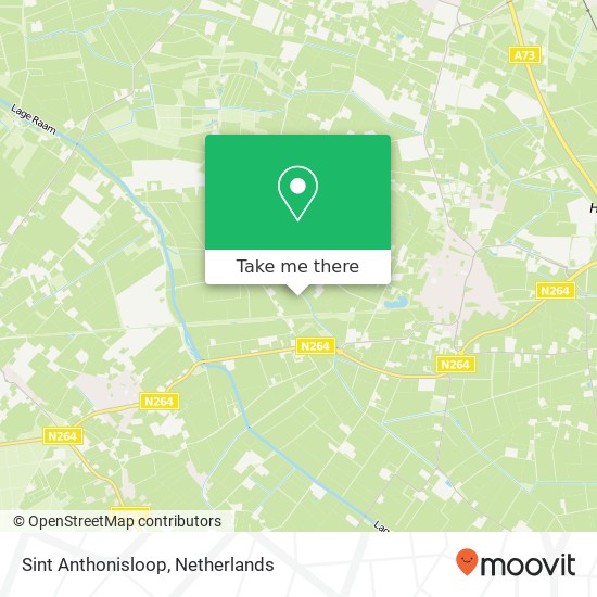 Sint Anthonisloop kaart