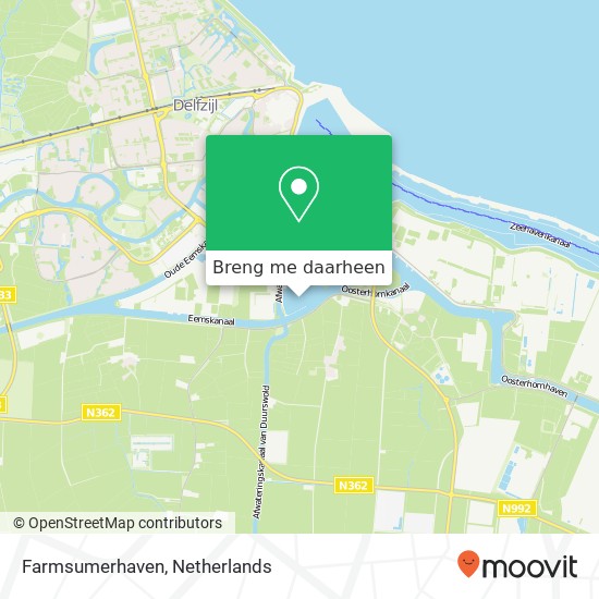 Farmsumerhaven kaart