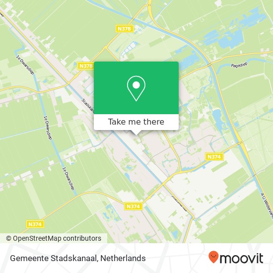 Gemeente Stadskanaal kaart