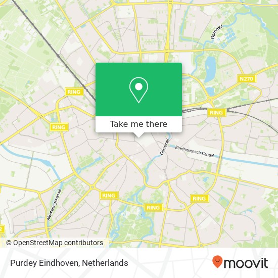 Purdey Eindhoven kaart