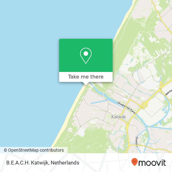 B.E.A.C.H. Katwijk kaart