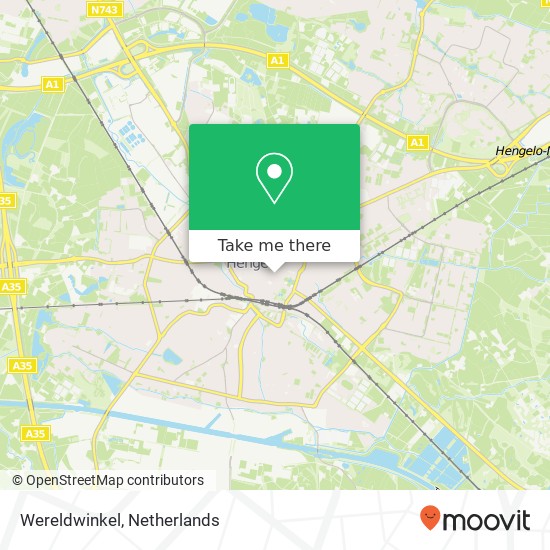 Wereldwinkel kaart