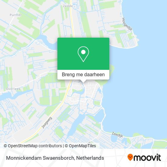 Monnickendam Swaensborch kaart