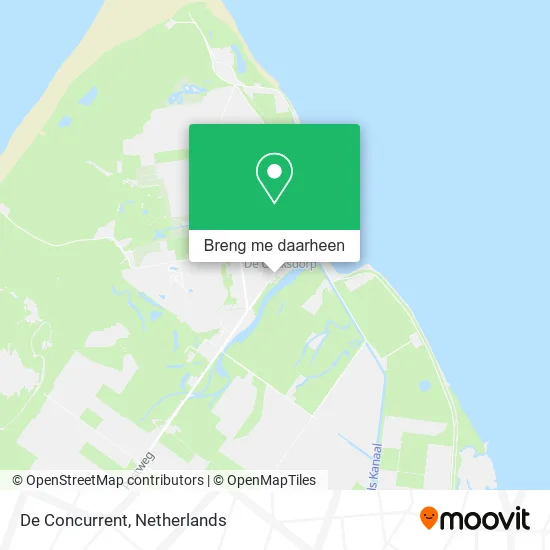 De Concurrent kaart