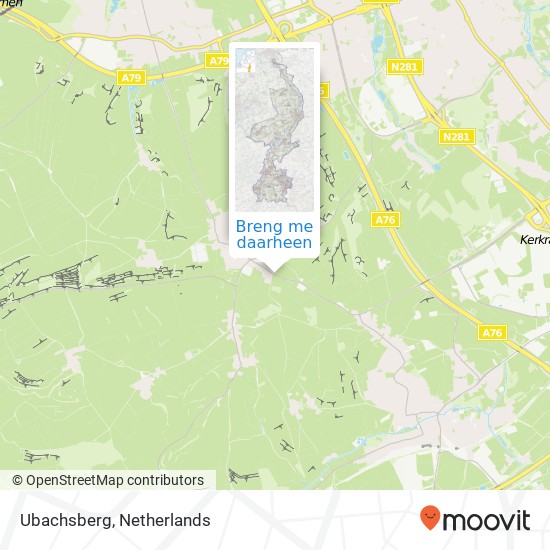 Ubachsberg kaart