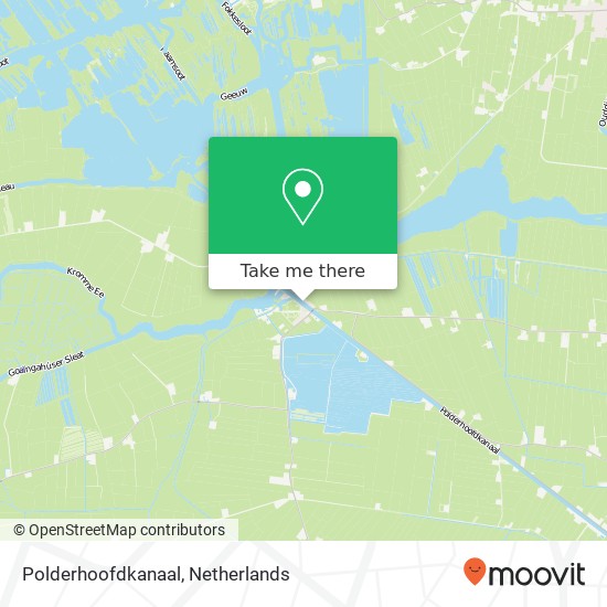 Polderhoofdkanaal kaart