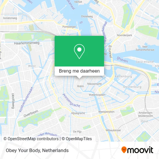 Obey Your Body kaart