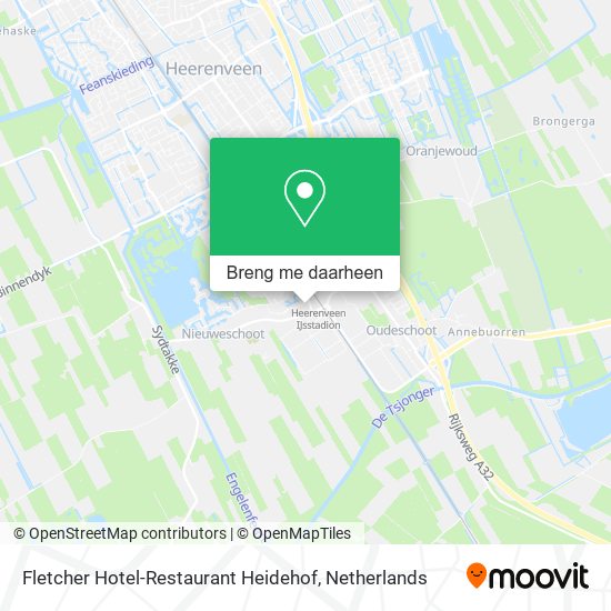 Fletcher Hotel-Restaurant Heidehof kaart