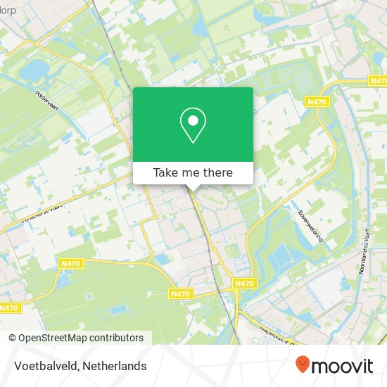 Voetbalveld kaart