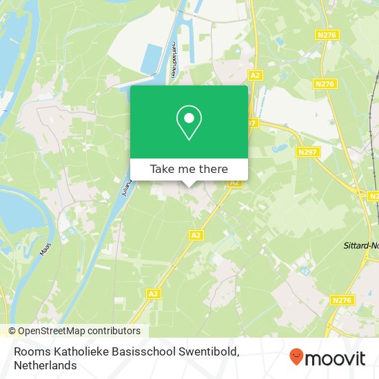 Rooms Katholieke Basisschool Swentibold kaart