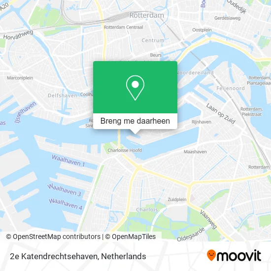 2e Katendrechtsehaven kaart