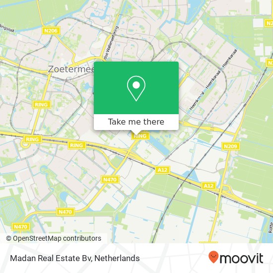 Madan Real Estate Bv kaart