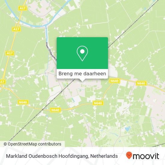 Markland Oudenbosch Hoofdingang kaart