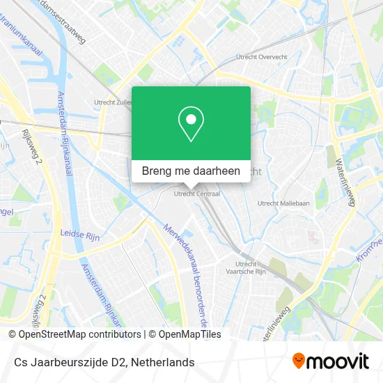 Cs Jaarbeurszijde D2 kaart