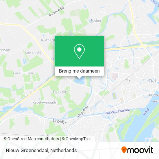 Nieuw Groenendaal kaart