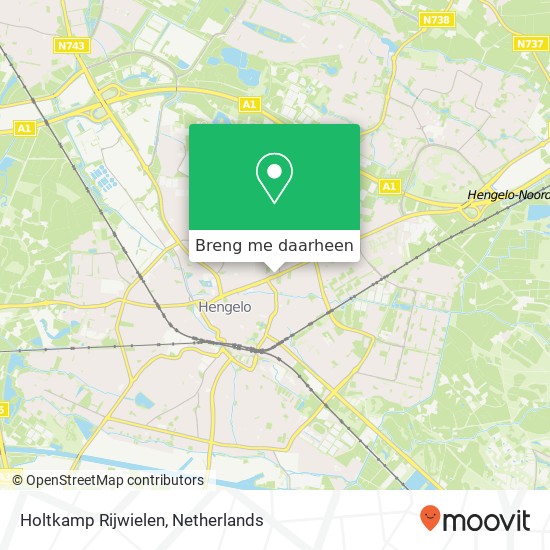 Holtkamp Rijwielen kaart